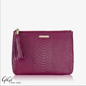 GiGi New York Purple Clutch Bag